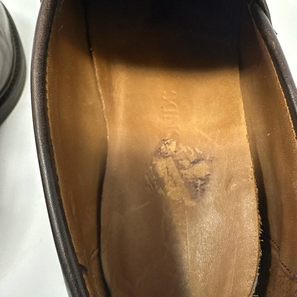 Allen Edmonds Denali Penny Loafers Mens 8.5D Brown Dress Shoes